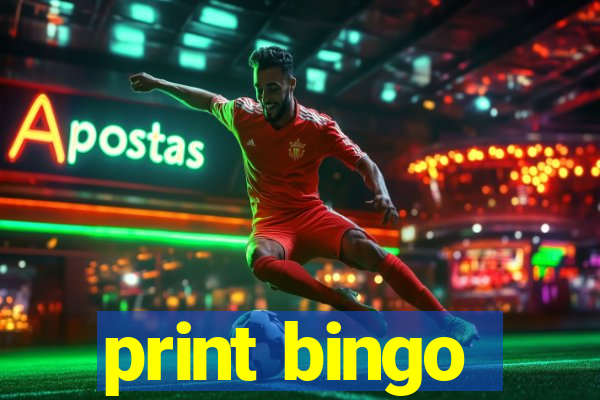 print bingo